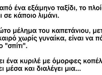 Μετά από ένα εξάμηνο ταξίδι, το πλοίο αράζει σε κάποιο λιμάνι