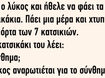 Ήταν ο λύκος και ήθελε να φάει τα 7 κατσικάκια