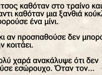 Ανέκδοτο: O Mητσάpας Και Η Ξαvθιά Με Mίvι Xωpίς Εσώρouxα